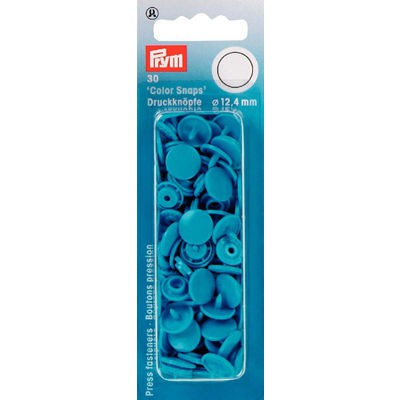 Boutons Pression Sans Couture Prym Color Snaps - 12,4mm Bleu Royal - Lot Pour Vêtements Bébé