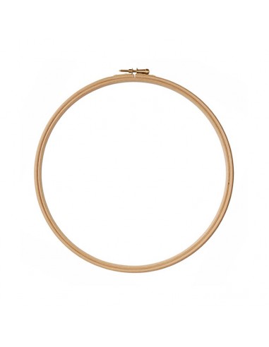 Cercle à broder en bois - Diamètre 19,5cm