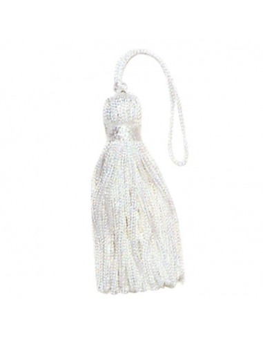 Pompon Flochette 5cm - Blanc