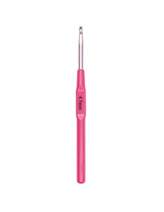 Crochet métal manche plastique 4,5mm