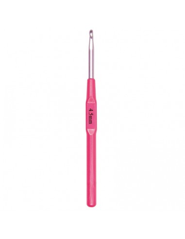 Crochet métal manche plastique 4,5mm