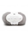 Pelote Essentials super kid mohair loves silk argent