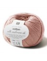 Pelote Essentials cotton silk cashmere dk poudre