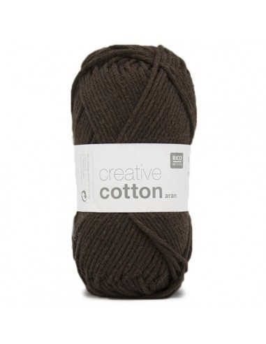 Pelote Creative cotton aran marron