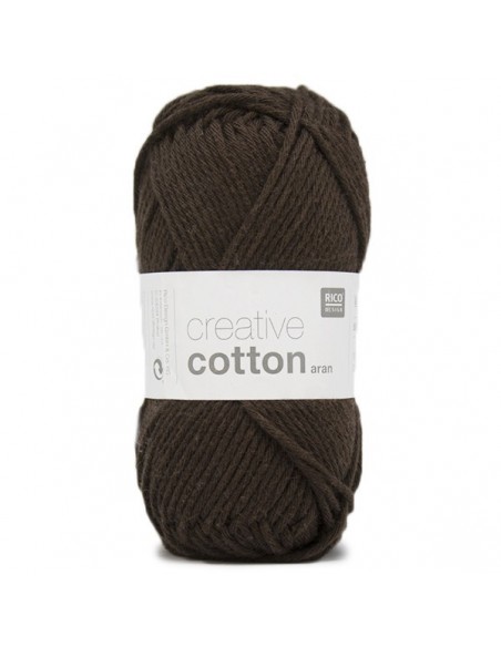 Pelote Creative cotton aran marron