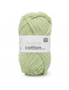 Pelote Creative cotton aran vert pastel