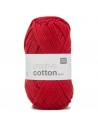 Pelote Creative cotton aran rouge