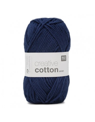 Pelote Creative cotton aran bleu marine