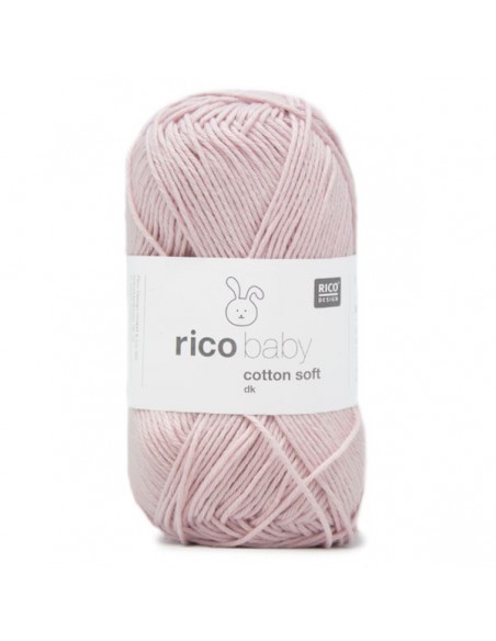 Pelote Rico baby cotton soft dk rose clair