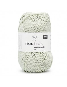 Pelote Rico baby cotton soft dk vert pastel