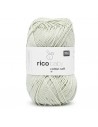 Pelote Rico baby cotton soft dk vert pastel