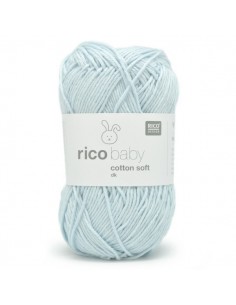 Pelote Rico baby cotton soft dk bleu clair