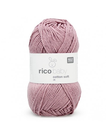 Pelote Rico baby cotton soft dk vieux rose