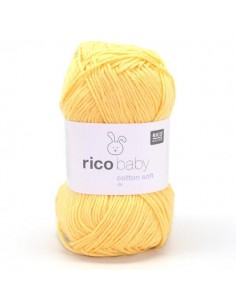 Pelote Rico baby cotton soft dk jaune