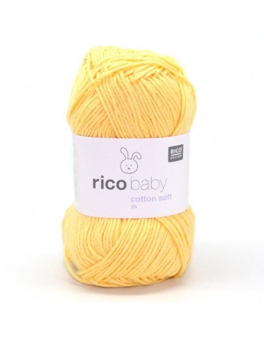 Pelote Rico baby cotton soft dk jaune
