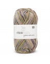 Pelote Rico baby cotton soft print dk lilas/vert