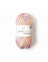 Pelote Rico baby cotton soft print dk rose/orange
