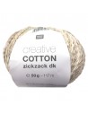 Pelote Creative cotton zickzack dk écru