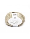 Pelote Creative sport print dk beige