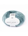 Pelote Creative sport print dk bleu