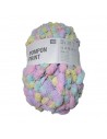 Pelote Creative pompon print rose multi