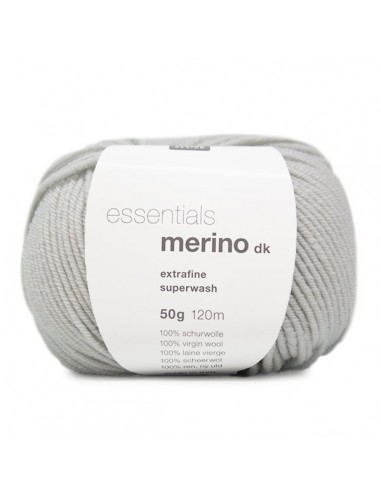 Pelote Essentials merino dk gris argenté
