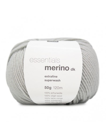 Pelote Essentials merino dk gris argenté