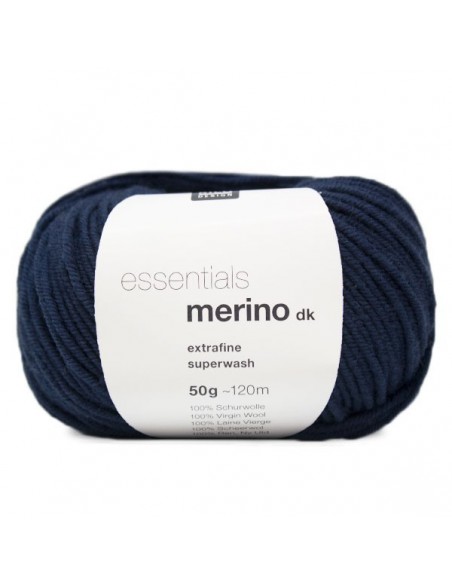 Pelote Essentials merino dk bleu marine