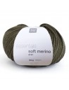 Pelote Essentials soft merino aran brun olive