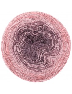 Pelote Creative wool dégradé mauve-rose
