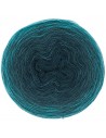 Pelote Creative wool dégradé turquoise