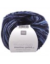 Pelote Essentials merino print dk bleu mix