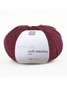 Pelote Essentials soft merino aran rouge vin