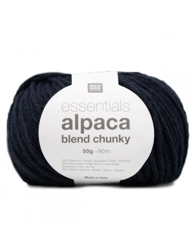 Pelote Essentiels alpaca blend chunky bleu marine