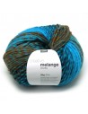 Pelote Creative melange chunky turquoise-cannelle