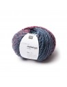 Pelote Creative melange chunky lilas-bleu pétrole
