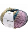 Pelote Creative melange chunky bleu pétrole-lilas